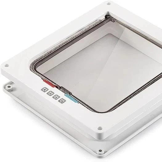 4-Way Safe Lockable Locking Pet Cat Dog Door Brushy Flap Screen L Large Size AU - Image 4 of 4