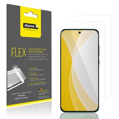 2x 3D Full Cover Schutzfolie für Motorola Edge 70 Fusion Panzerfolie Anti-Shock