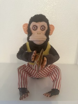 Vintage Musical Jolly Chimp W/Box Works Excellent Condition