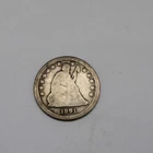 1891-S Seated Liberty Quarter — photo from another recent sale