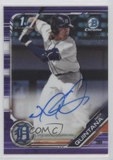 2019 Bowman Draft Chrome Pick Purple Refractor 119/250 Nick Quintana Auto 0kr0