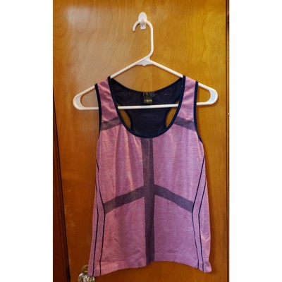 Pink and Navy Blue Activewear Tank