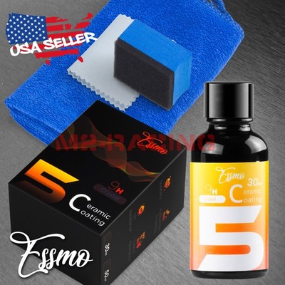 ESSMO 5 Year 9H Crystal Ceramic Coating Car Auto Paint Protection Kit Detailing