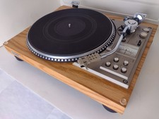 PIONEER PL-560 TURNTABLE- Quartz Direct Drive Restored w Red Oak Veneer Serviced