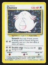 Pokemon Chansey 3/102 Holo Rare Base Set Unlimited (MP)! on eBay