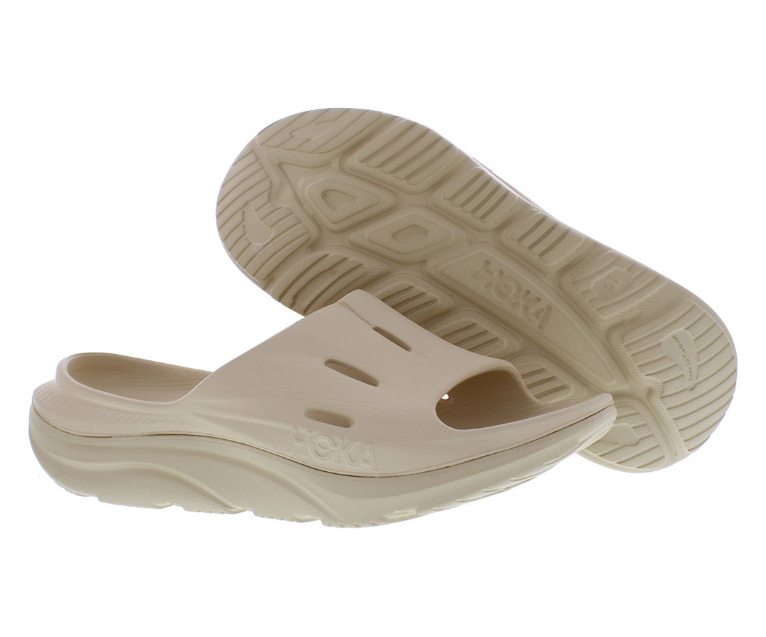 Обувь унисекс HOKA Ora Recovery Slide 3, Размер 9, Цвет: Зыбучий песок