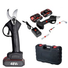 FORBICE A BATTERIA DA POTATURA +VALIGIA CESOIA 48V 3.0AH TAGLIO PIU' 2 BATTERIE