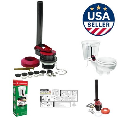 Quick Install 2-Inch Toilet Flush Valve Repair Kit for Leak-Free Performance