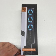 MEQI PS5 Pro Cooling Fan 3 Fans LED for Disc Digital Edition Console