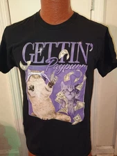 ODM Gettin Paypurr Men's Medium Black Short Sleeve T-Shirt.