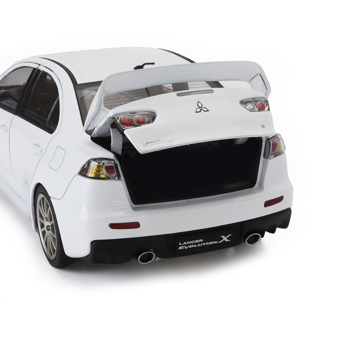 2007 MITSUBISHI LANCER EVO X WHITE 1:18 SCALE | eBay