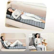 Full Body Massage Mattress with Hot Compress,Lower Back Massager, Soft Bed Pad