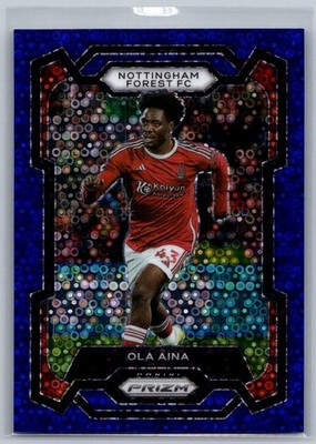Ola Aina (Nottingham Forest) Breaway Blue /99 Panini Prizm Premier League 23-24