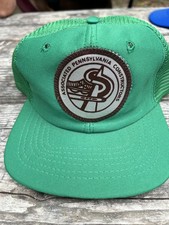 VINTAGE ASSOCIATED PENNSYLVANIA CONSTRUCTORS HAT CAP SNAP BACK MESH TRUCKER
