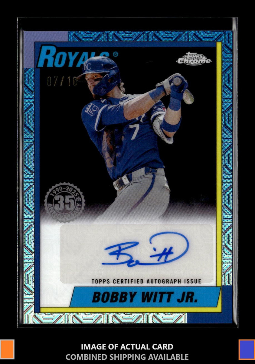 2025 Topps Silver Pack Chrome Black Refractor Auto 7/10 2025 Topps Silver Pack Chrome Black Refractor Auto 7/10