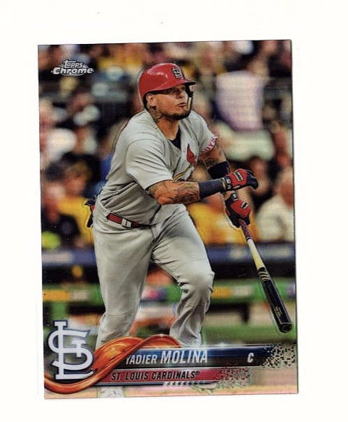 Yadier Molina  2018 Topps Chrome #24 Refractor
