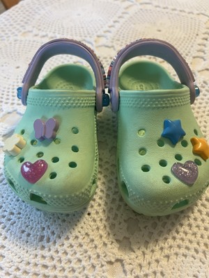 Crocs Classic Summer Camp Clog -Toddler Size C-6 Neo Mint