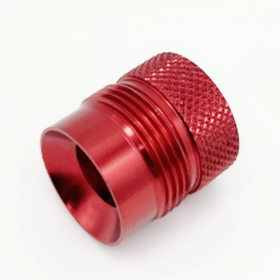 Adaptador de tapa rápida de CO2 se adapta a BYRNA LE, SD, EP, LE, HD, XL, rojo de liberación rápida Foto 4 de 4