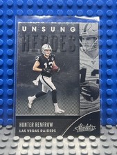2020 Absolute Football Hunter Renfrow Unsung Heroes #UH-HR Raiders