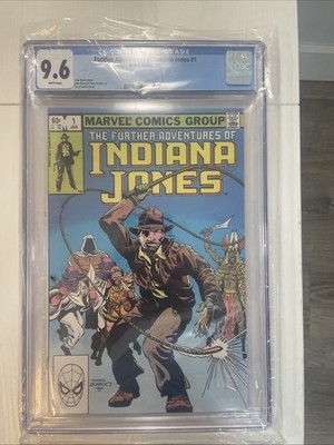 The Further adventures Of Indiana Jones CGC 9.6 Graded Comic #1
