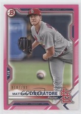2021 Bowman Prospects Fuchsia Border 18/299 Matthew Liberatore #BP-29 0ps7