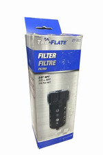Tru-Flate 27-311 Plastic Air Compressor Filter 3/8" NPT 150 Psi Manual Drain