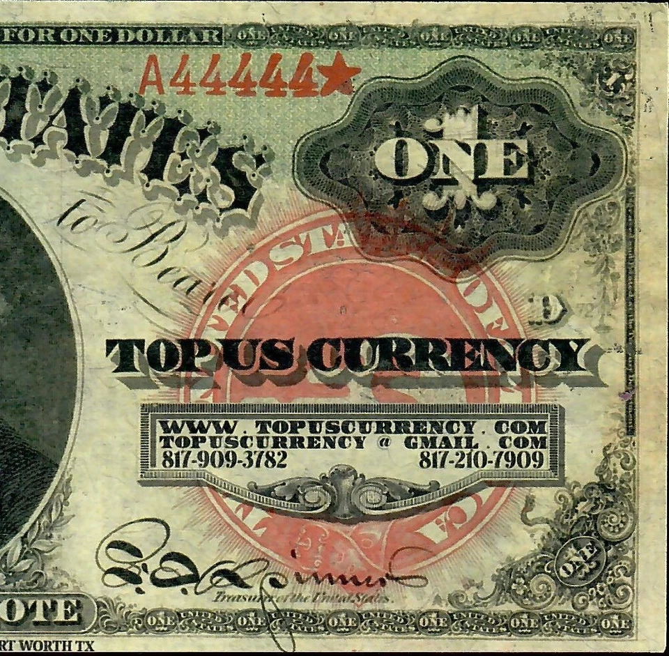 1896 $1 Silver Certificate Educational Note  Fr. 224 PMG 25 VF - Image 3 of 3