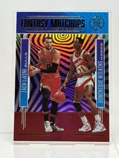 2020-21 Panini Illusions - Fantasy Matchups Zach LaVine, Dominique Wilkins #7
