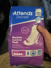 Attends Discreet Bladder Control Pads 20 Count Maximum