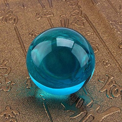 Royal Blue Crystal Ball with Stand, 1.6 inch Crystal Sphere Meditation Ball