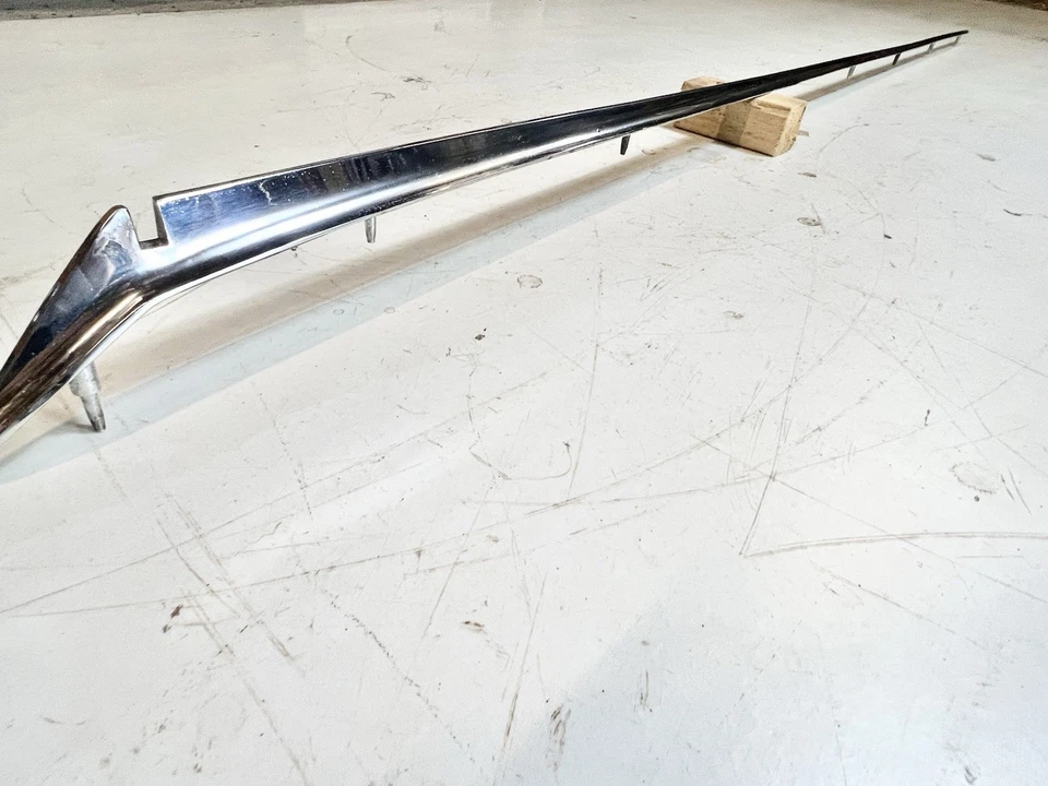 Buick Hood 1966 moldura de lanza moldura cromada Wildcat Electra 225 Lesabre 1374925 Foto 3 de 4