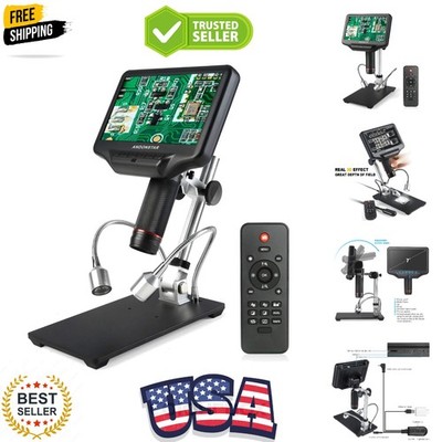 AD407 3D HDMI Soldering Digital Microscope with 4MP UHD and 7 inch Adjustable...