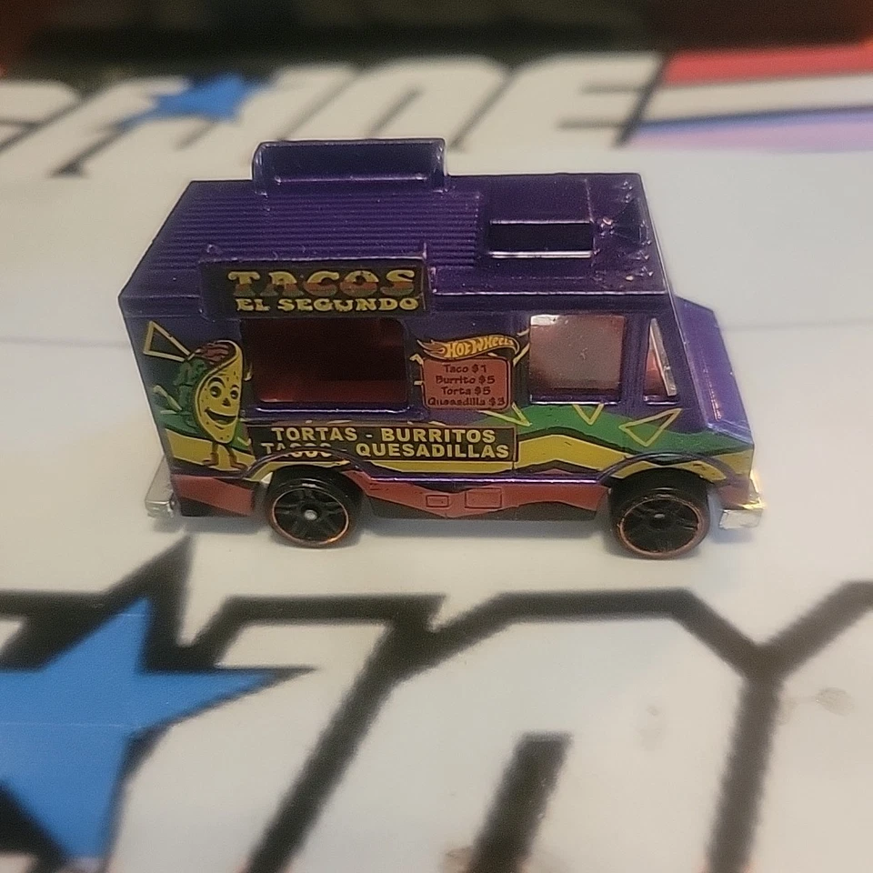 Vintage Diecast 1983 Mattel Hot Wheels - Taco Truck, Tacos El Segundo, Taco - Image 3 of 4
