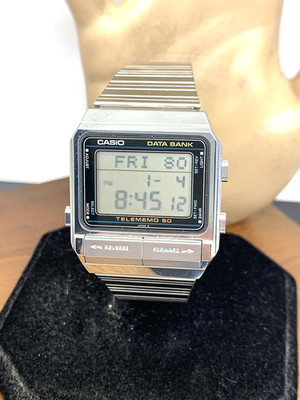 Casio Men's Watch DB-500 Databank Vintage 1985 Digital Quartz 262 With Box 32mm