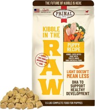 Primal Kibble in The Raw, Freeze Dried Dog Food, Puppy 1.5 Pound (Pack of 1) 30.43 per pound