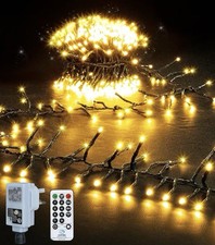 ULIGHTOWN 9M 600 LED Cluster Lights Outdoor BD-600L Warm White Mains Powered New