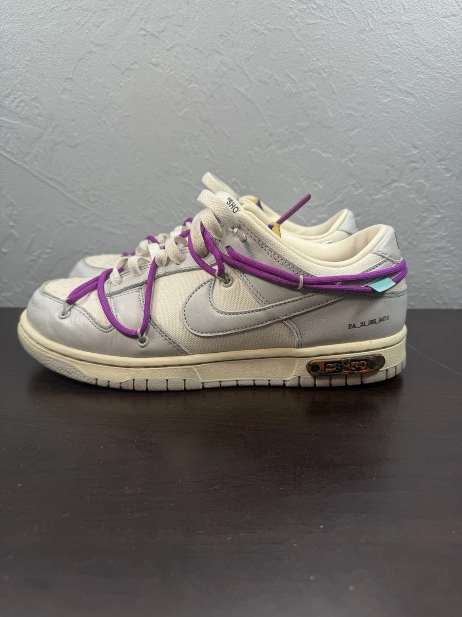 Nike Off-White x Dunk Low Lot 28 of 50 for Sale | Authenticity