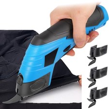 Kabellose Akku Elektrische Schere Schneiderschere für Stoff Karton Leder Teppich