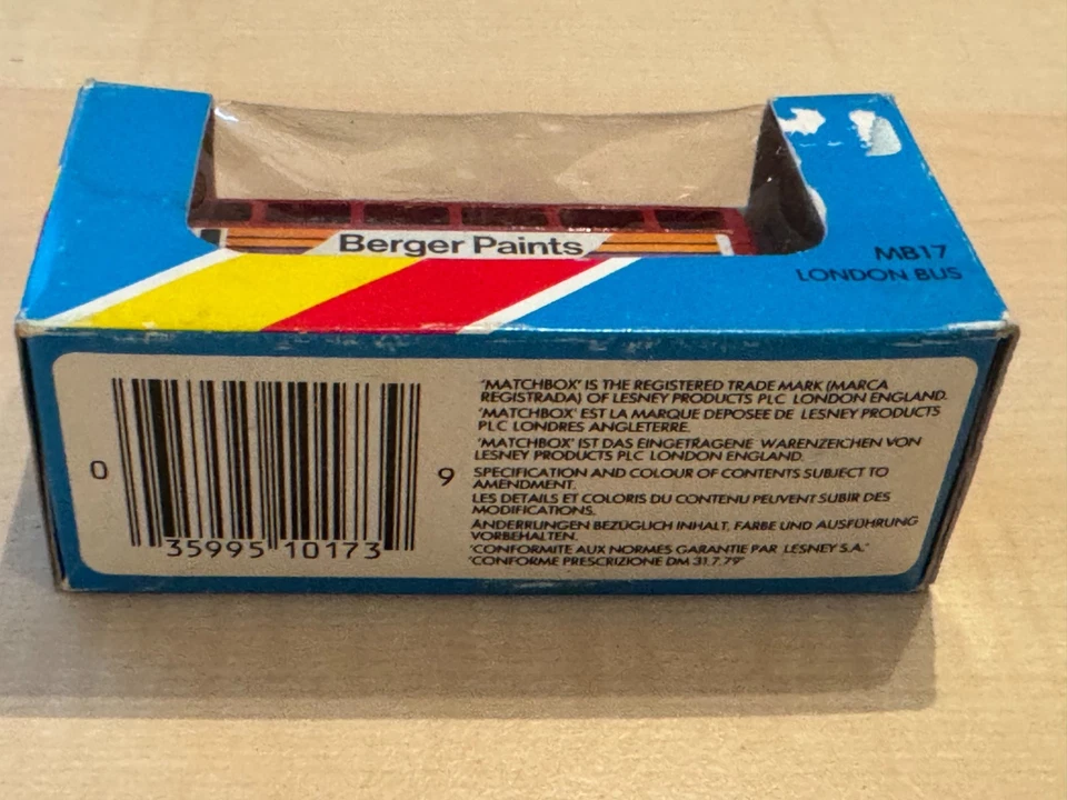 Matchbox Superfast, Nr. 17, London Bus, Umfang/Zustand s. Bilder, OVP, 1983 - Bild 4 von 4