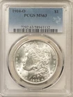 1904-O $1 MORGAN DOLLAR - PCGS MS-63 WHITE