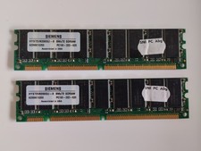 STOCK MEMORIE  SDRAM SIEMENS 2 X 64MB PC 100
