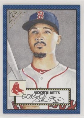 2018 Topps Gallery Heritage Blue 51/99 Mookie Betts #H-29 4nb