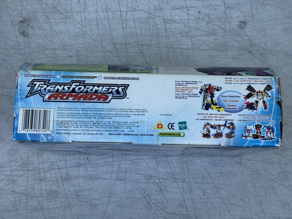 2002 Hasbro Transformers Armada Galvatron w/Clench Mini-Con Figure  USED - Image 3 of 4