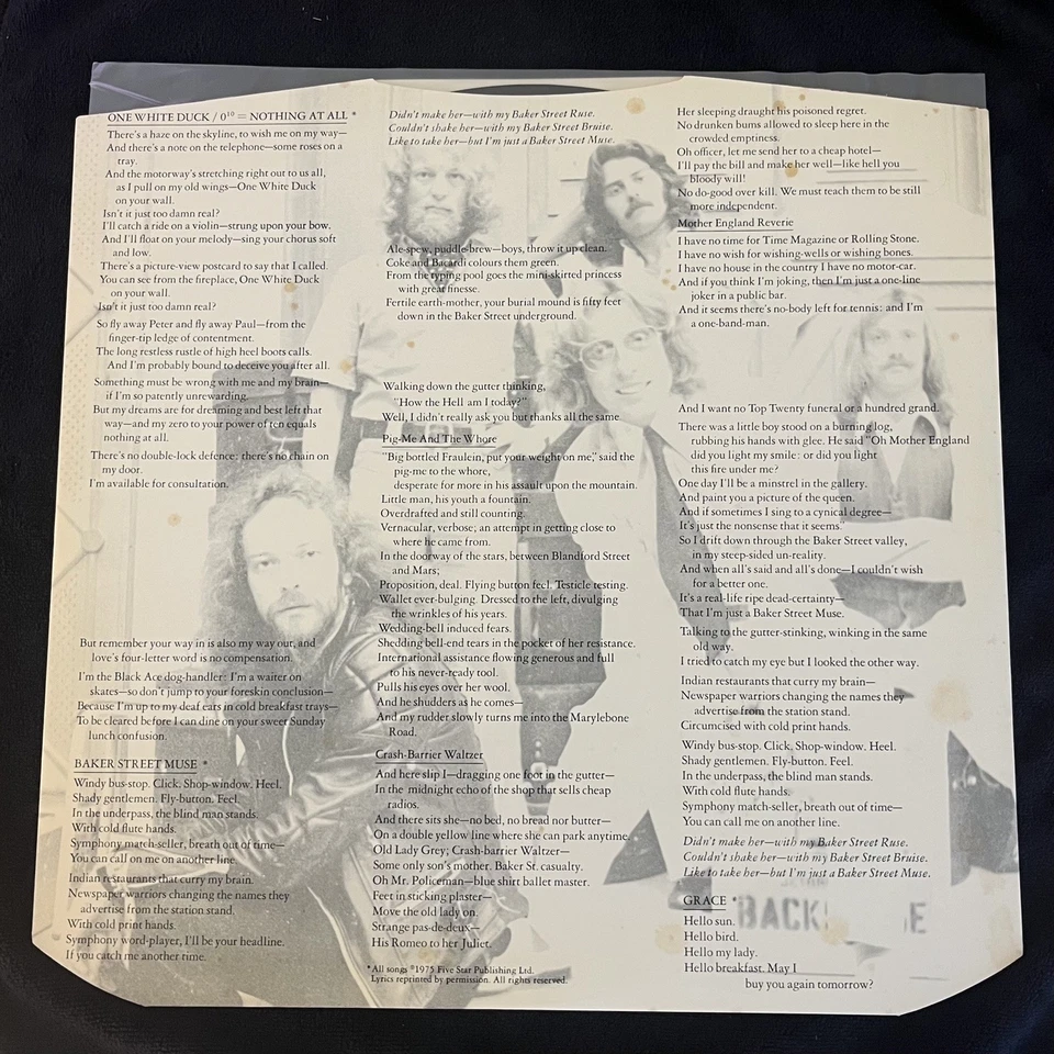 Jethro Tull Minstrel In The Gallery Vinyl Record LP NM - Image 4 of 4