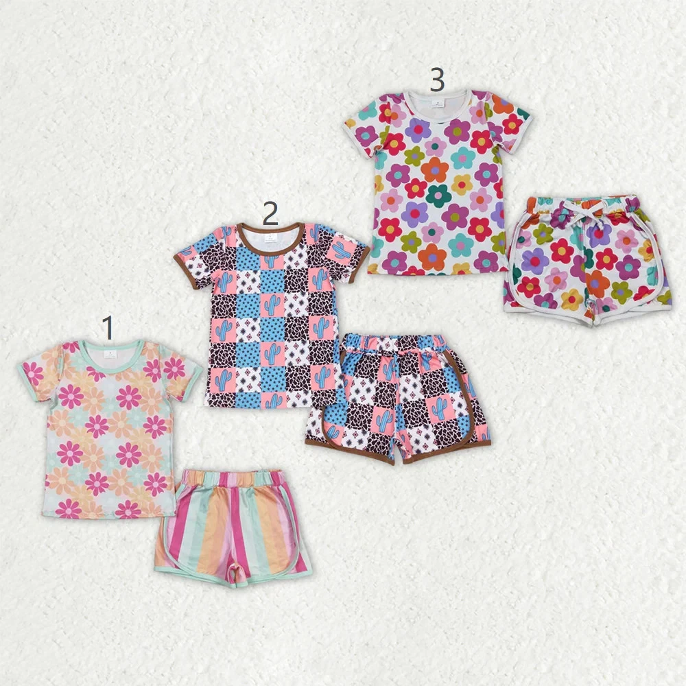 Summer Baby Girls Daisy Cactus Western Shorts Two Piece Outfit For Sibling
Opens in a new window or