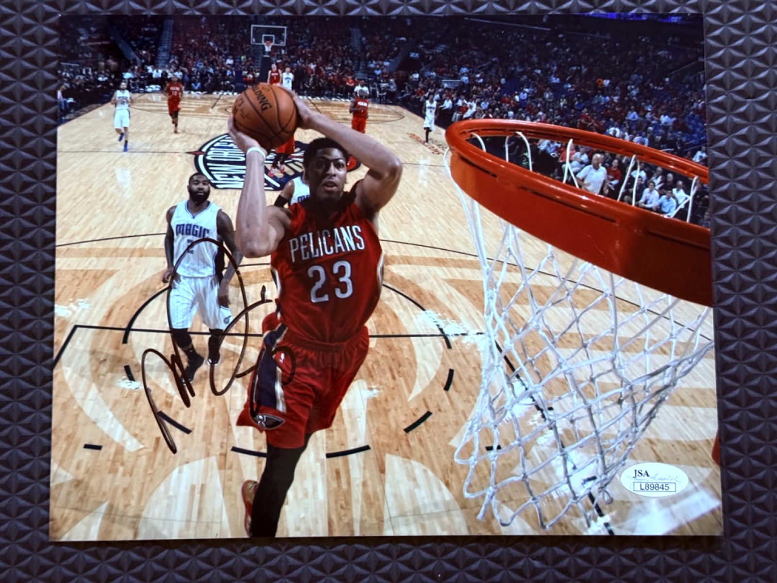 Anthony Davis Autographed Signed New Orleans Pelicans 8x10 Photo JSA 