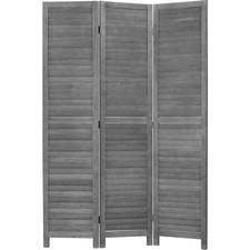3 Panel Wood Room Divider 5.7 Ft Tall Privacy Wall Divider 67.7" x 16.9"...