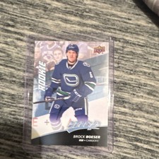 Upper Deck MVP Rookie Brock Boeser #241 Vancouver Canucks Ice Hockey Card. rookie card picture