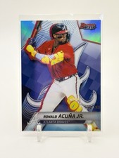 2025 Bowman's Best - Ronald Acuña Jr. #13 Aqua Refractor /199 Atlanta Braves