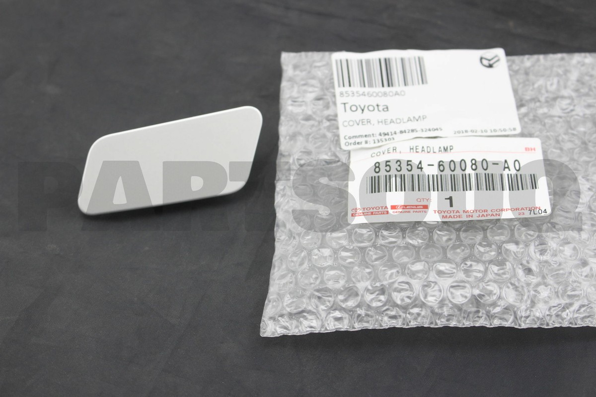 8535460080A0 Genuine Toyota COVER, HEADLAMP 85354-60080-A0